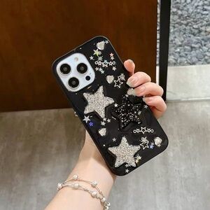 LOLAGIGI • 3D Hearts Twinkle Y2K iPhone 15 Pro Max Case
